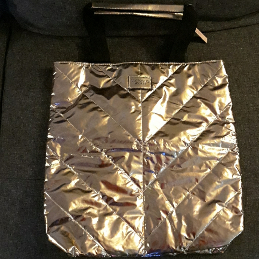 Rose gold Victoria secret bag